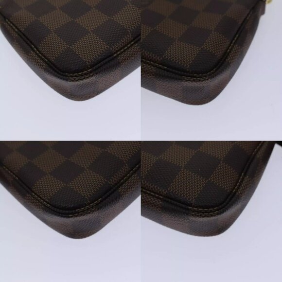 LOUIS VUITTON Damier Ebene Mini Pochette Accessoires Pouch N58009 LV Auth ac3267 - Picture 15 of 15